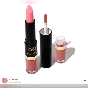 Laura Geller Prep-N-Go Lip Scrub and Oil Tint Color Finish Line New